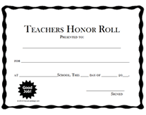 Free Printable Honor Roll Certificates