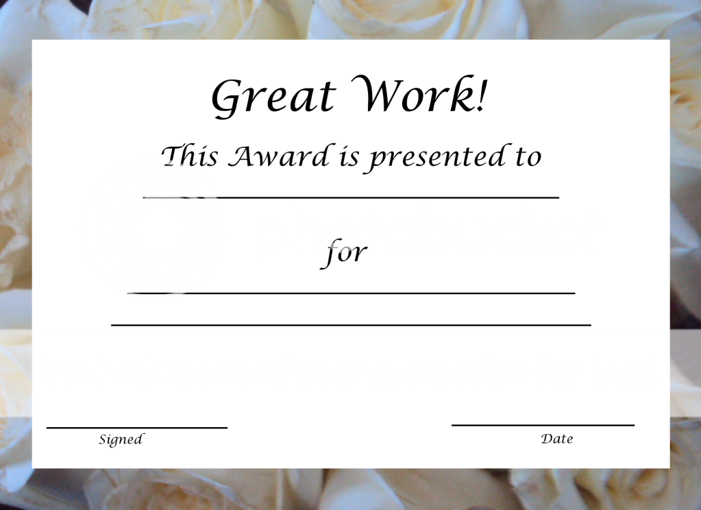 Free Printable Honor Roll Certificates