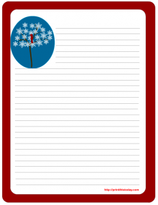 Free Printable Writing Paper For Kids