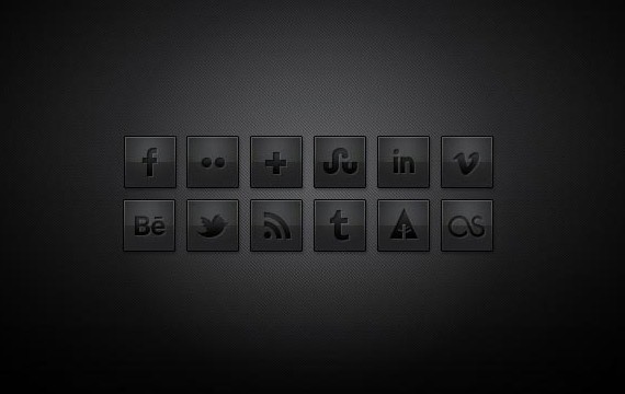 Free Social Media Icons Black