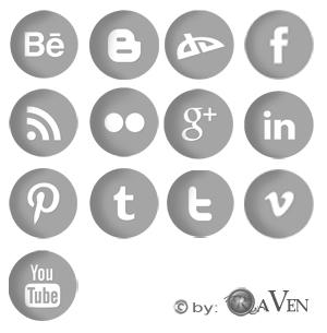 Free Social Media Icons Grey