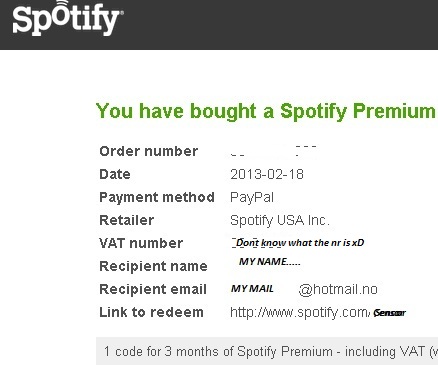 Free Spotify Premium Codes Online