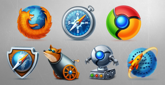 Free Web Browser Icons