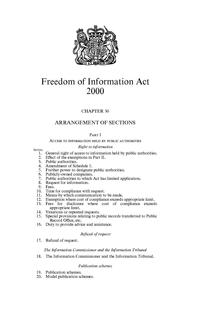 Freedom Of Information Bill