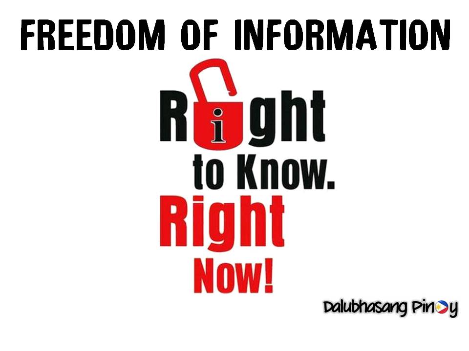 Freedom Of Information Bill Philippines