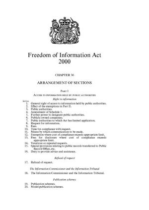 Freedom Of Information Law