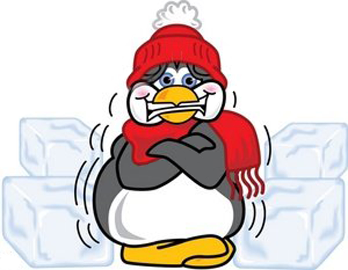 Freezing Person Clip Art