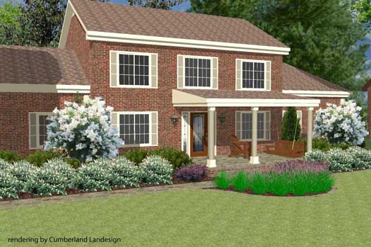 Front Porch Designs For Brick Homes