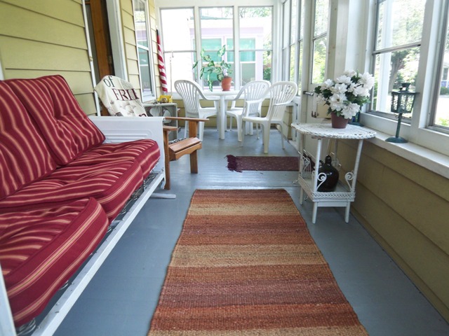 Front Porch Furniture Layout