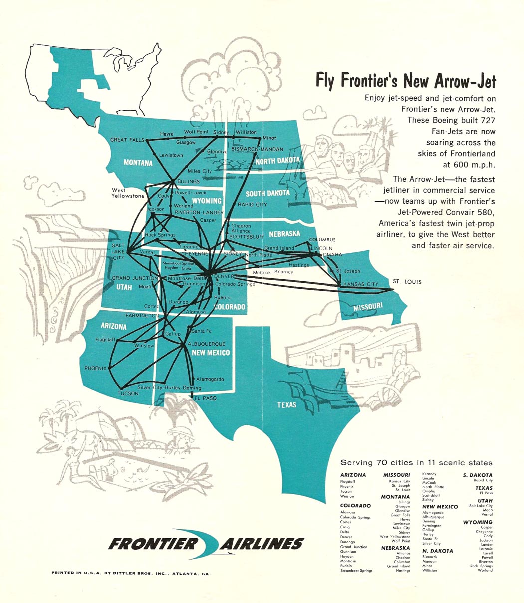 Frontier Airlines Interior