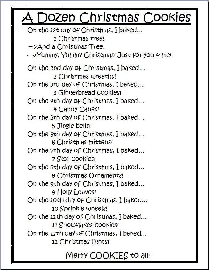 Funny 12 Days Of Christmas Lyrics