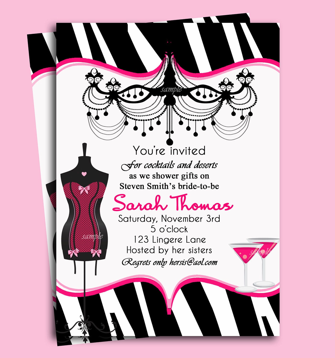 Funny Bridal Shower Invitation Wording