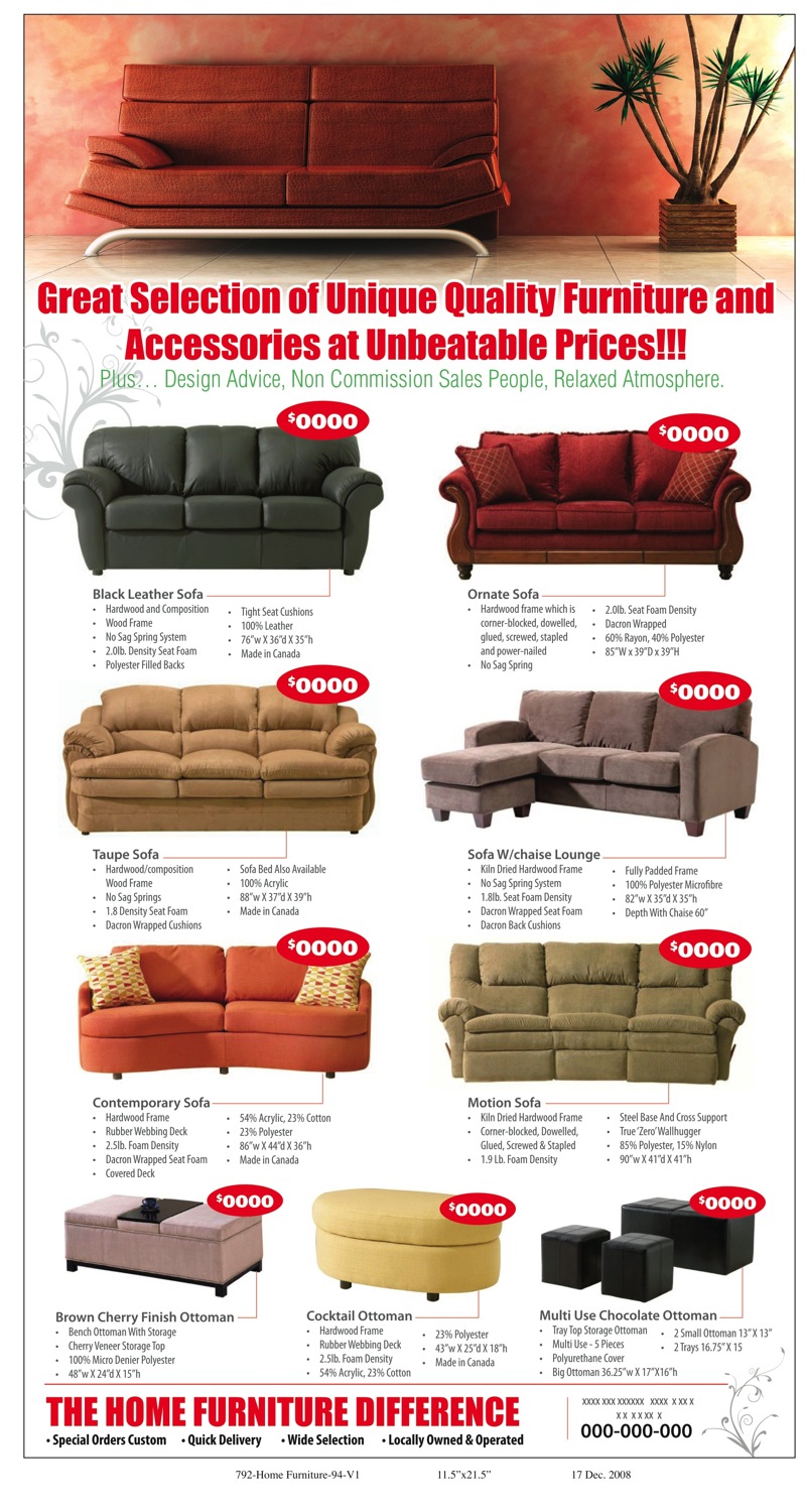 Furniture Advertisement Design