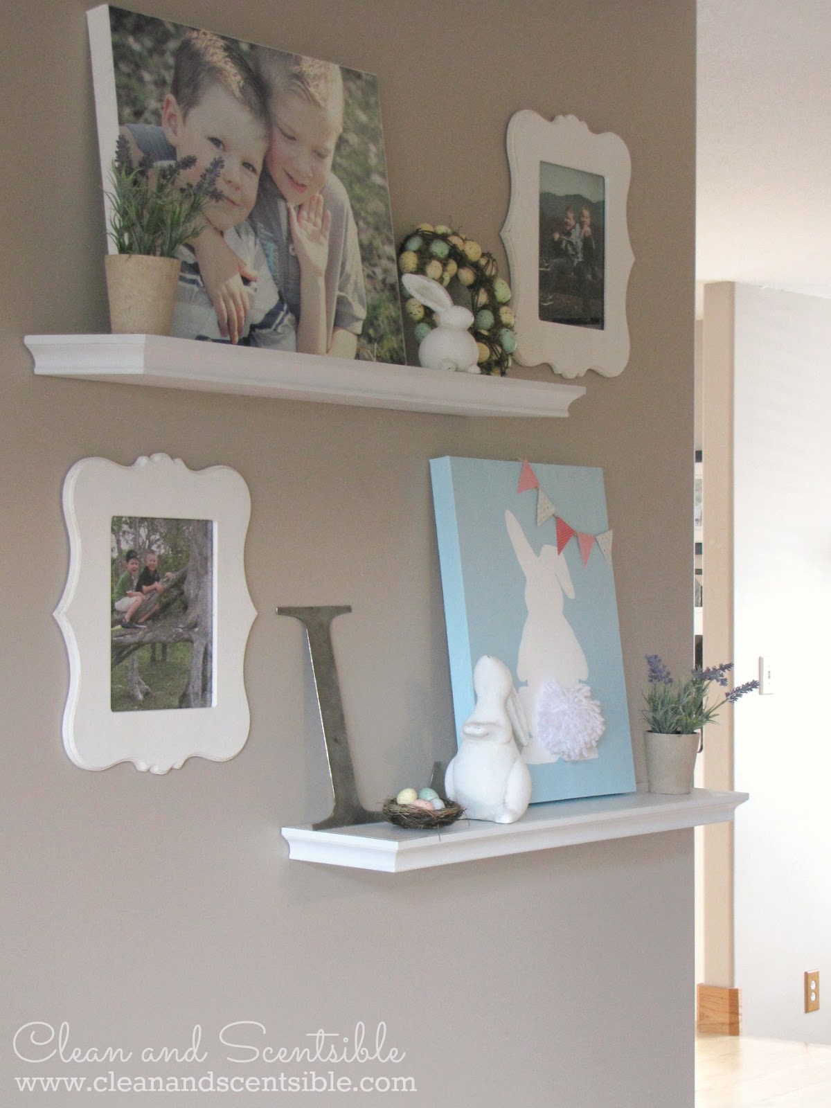 Gallery Wall Shelves Diy