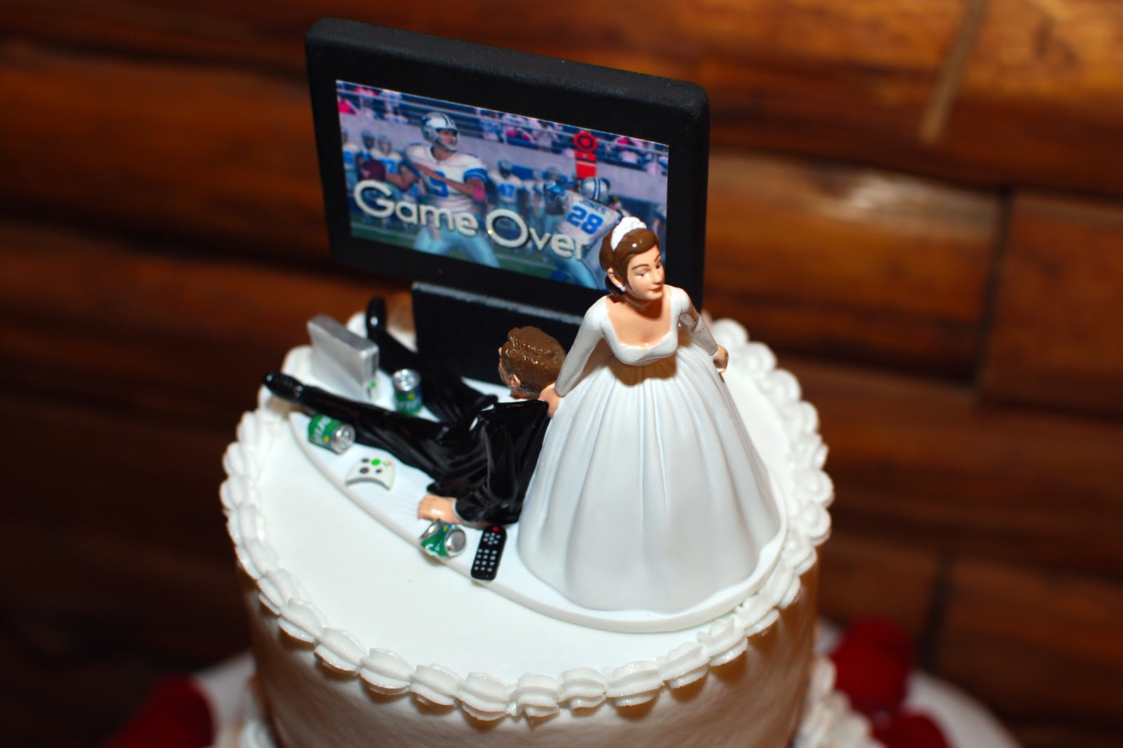 Game Over Wedding Topper