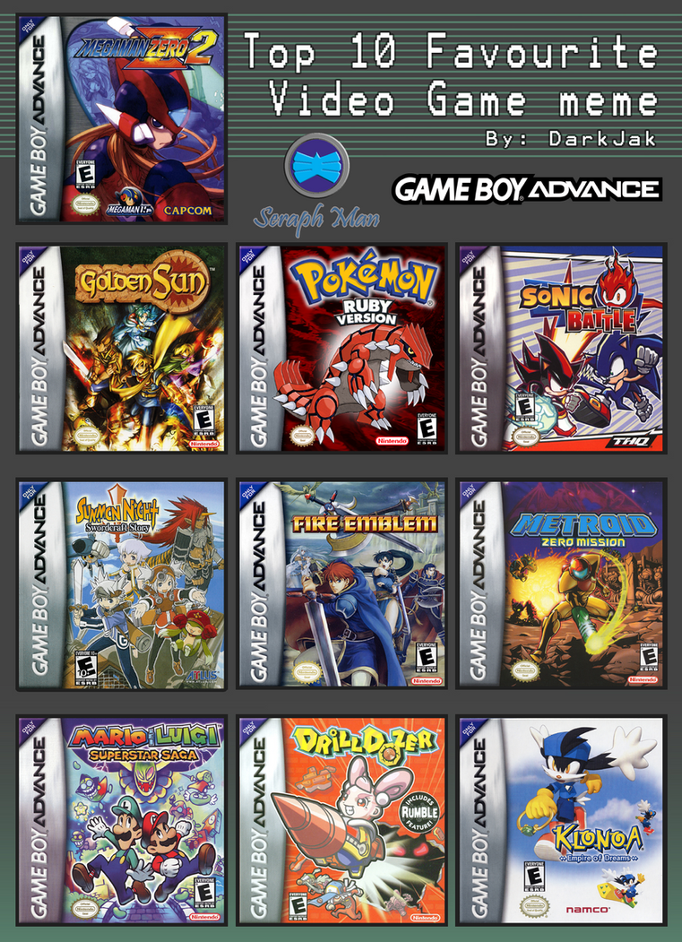 Gameboy Advance Games List