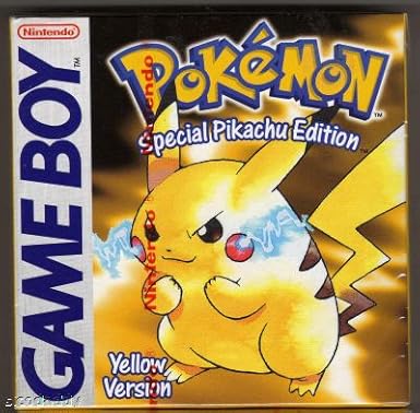 Gameboy Colour Pokemon Yellow