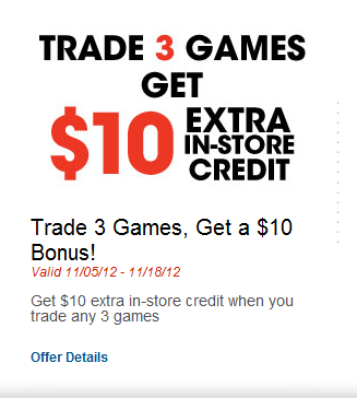 Gamestop Store Credit List