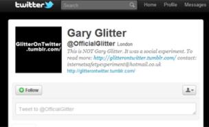 Gary Glitter Big Brother Twitter