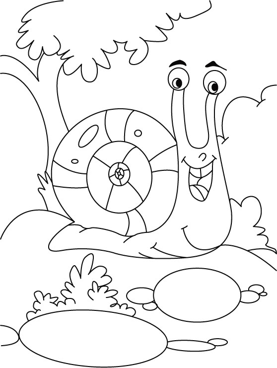 Gary The Snail Coloring Pages