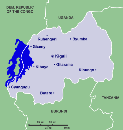 Genocide In Rwanda Map