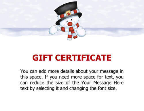 Gift Voucher Terms And Conditions Template