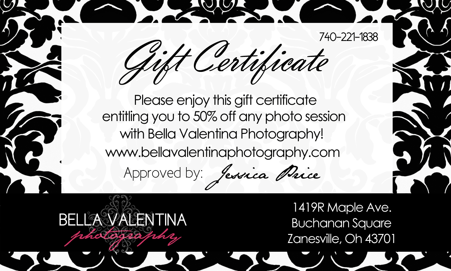 Gifts Certificates Templates