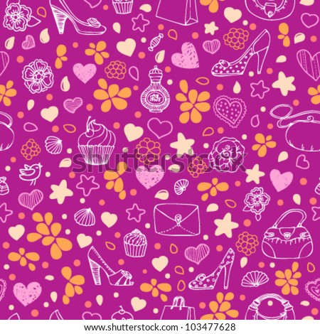 Girly Patterns Backgrounds