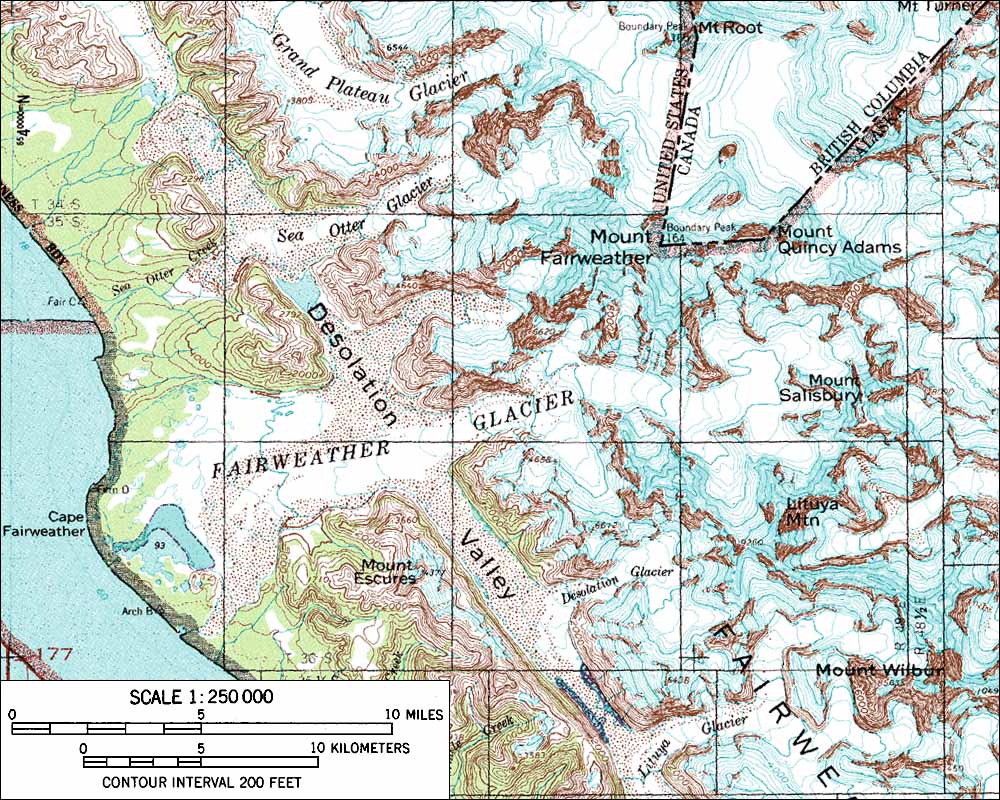 Glacier Bay National Park Map