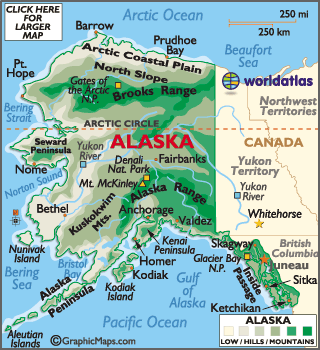 Glacier Bay National Park Map