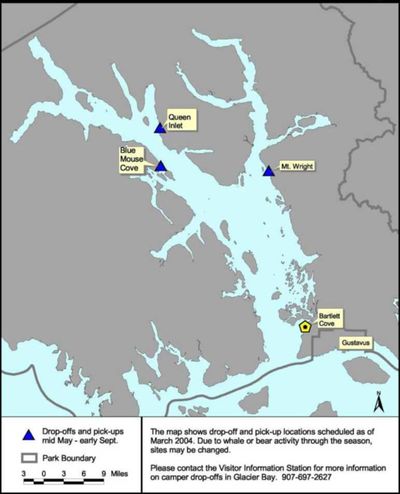 Glacier Bay National Park Map