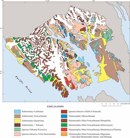 Glacier Bay National Park Map