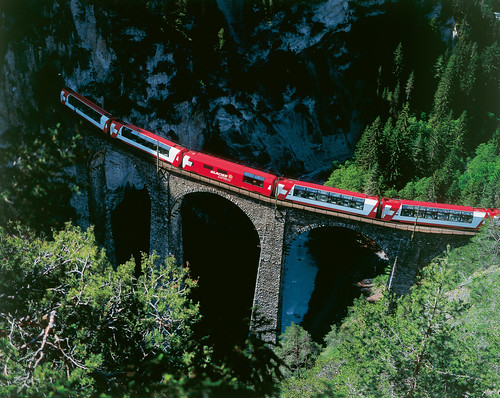 Glacier Express Map Route