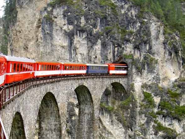 Glacier Express Train Stops