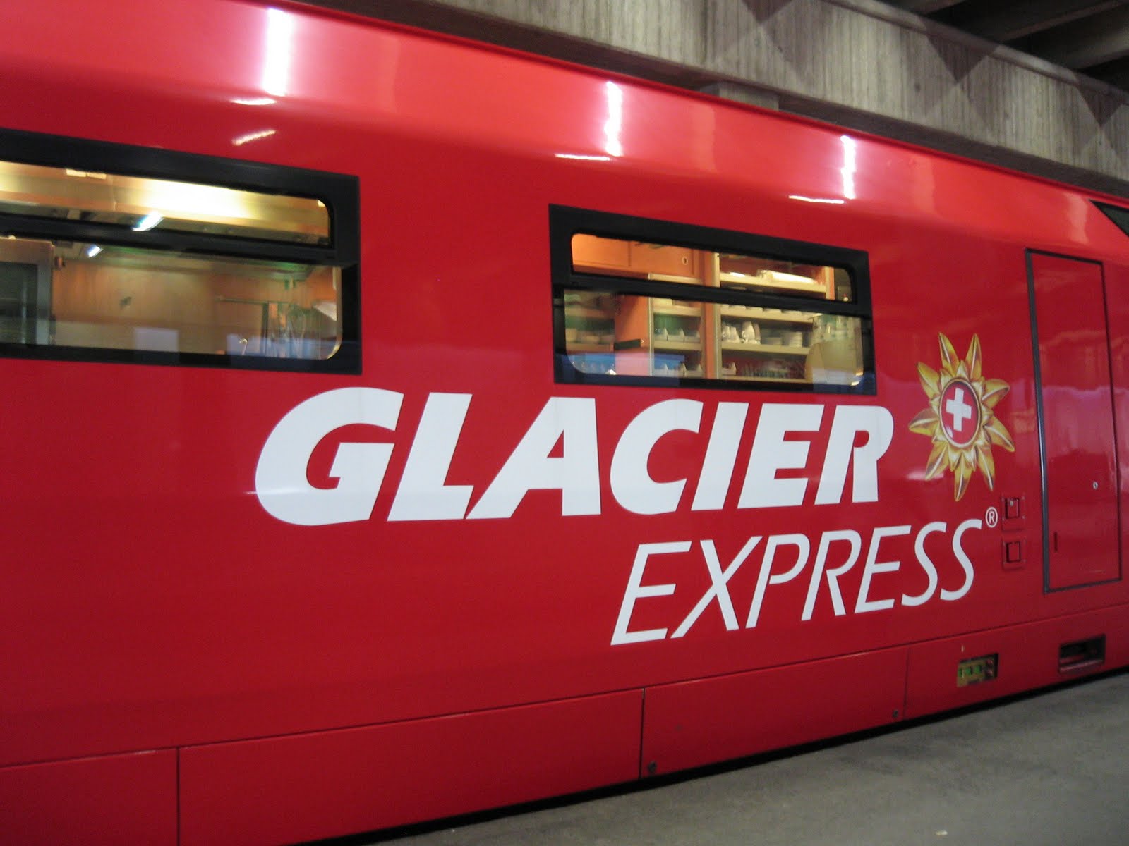 Glacier Express Train Stops