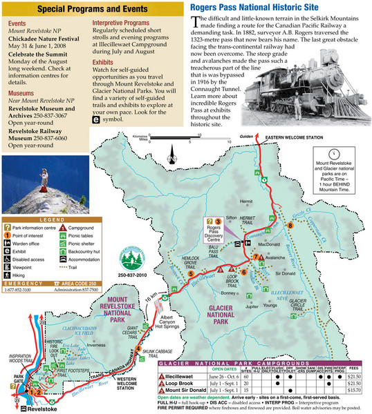 Glacier National Park Map