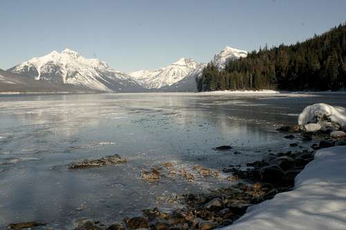 Glacier National Park Winter Photos