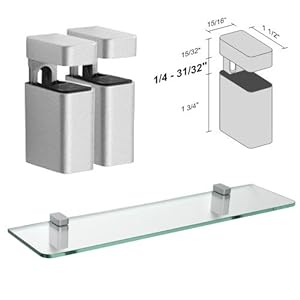 Glass Shelf Brackets Amazon