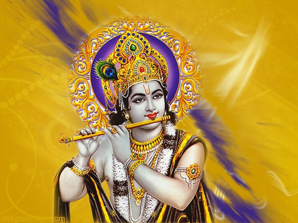 God Krishna Wallpaper 3d