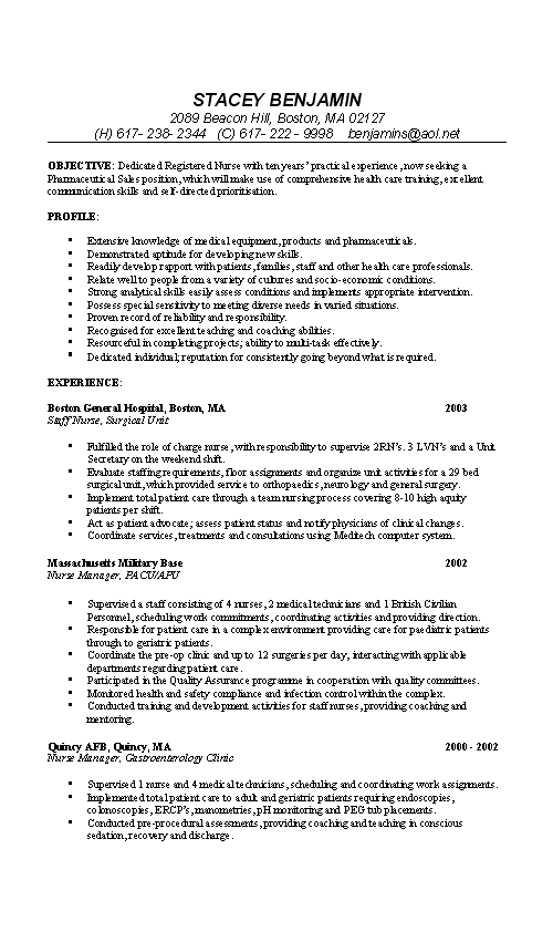 Good Resumes Examples