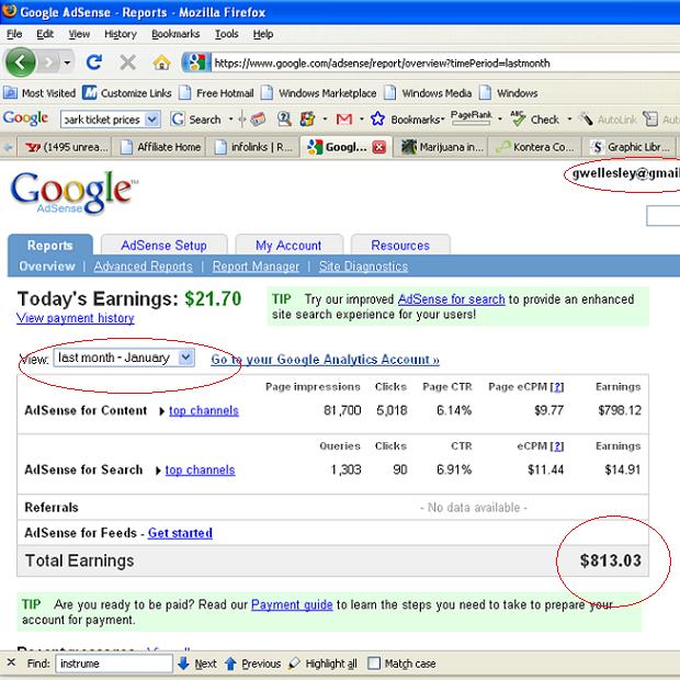 Google Adsense Adsense