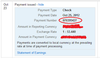 Google Adsense Check Tracking