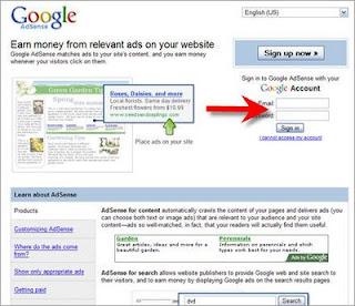 Google Adsense Login