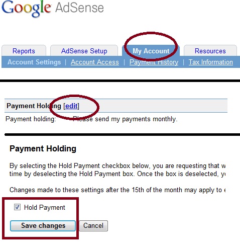 Google Adsense Payment On Hold