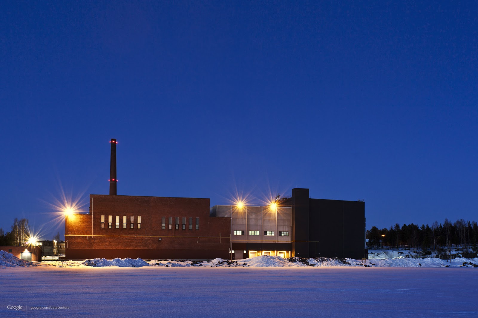 Google Data Center Building