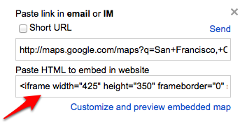 Google Directions Html Code