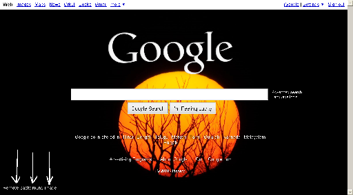 Google Homepage Backgrounds