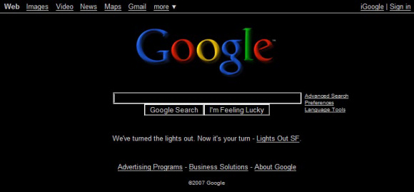 Google Homepage Backgrounds