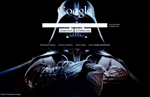 Google Homepage Backgrounds