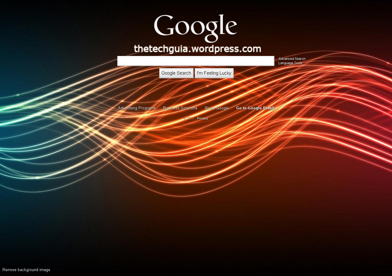 Google Homepage Backgrounds